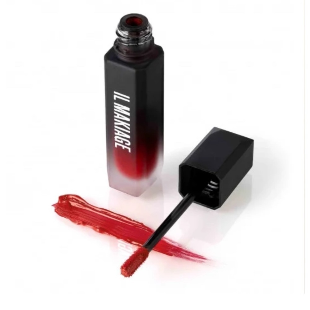 NIB Il Makiage INFINITY LIP CREAM LONG-WEAR MATTE LIP COLOR-Matte Giesha - Picture 2 of 8